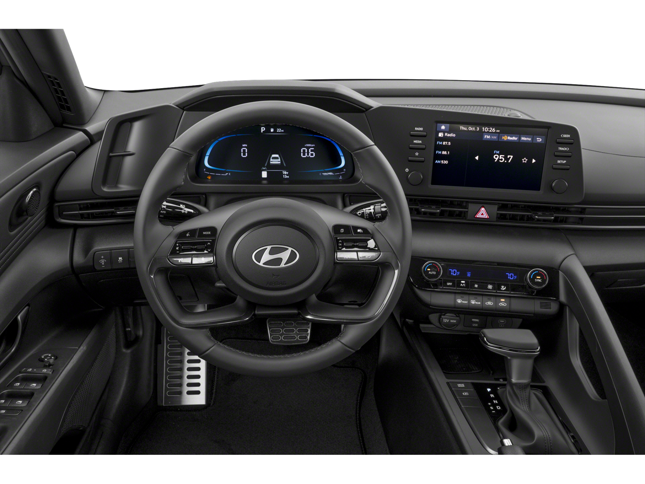 2026 Hyundai Elantra — interior view