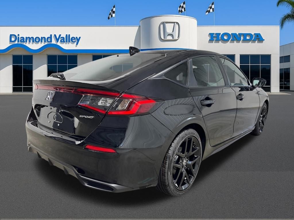 2026 Honda Civic — rear three-quarter view
