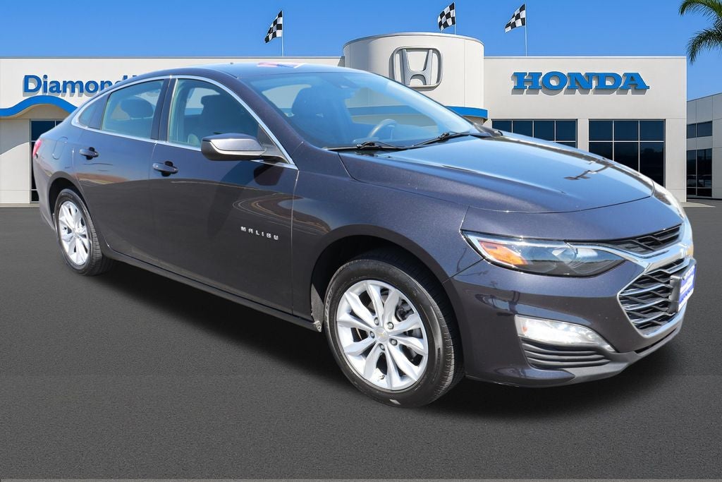 2023 Chevrolet Malibu LT 1LT in Dark Ash Metallic — front three-quarter view