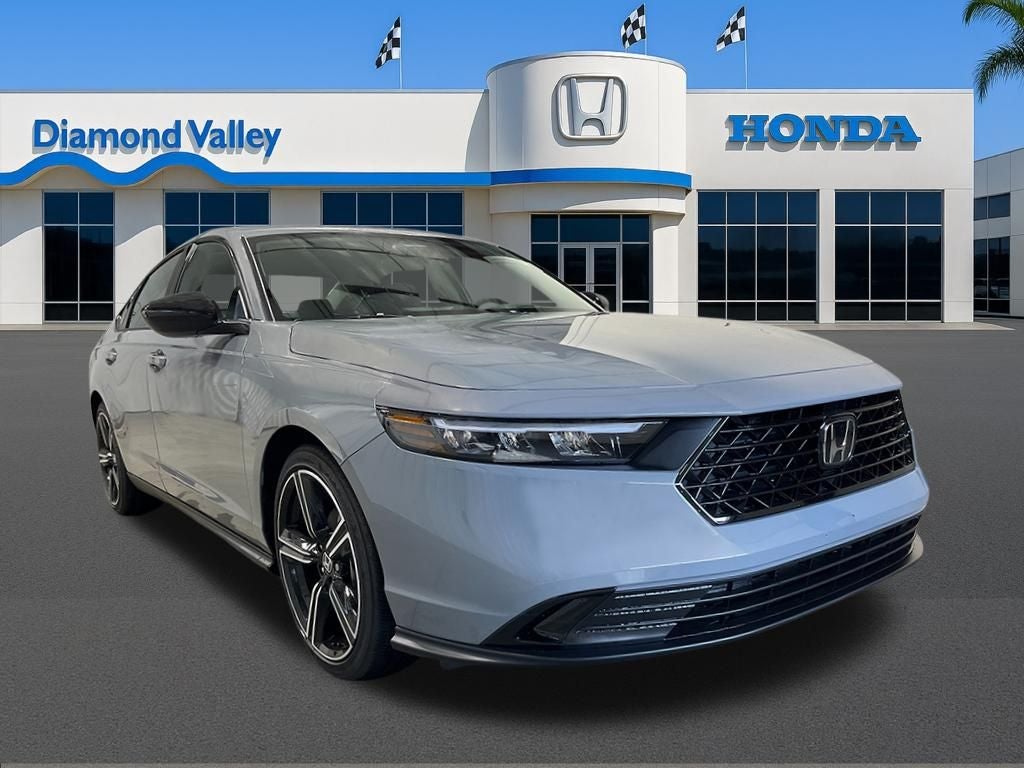 2026 Honda Accord SE in Urban Grey Pearl — front three-quarter view