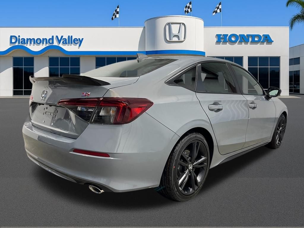 2026 Honda Civic Si — rear three-quarter view