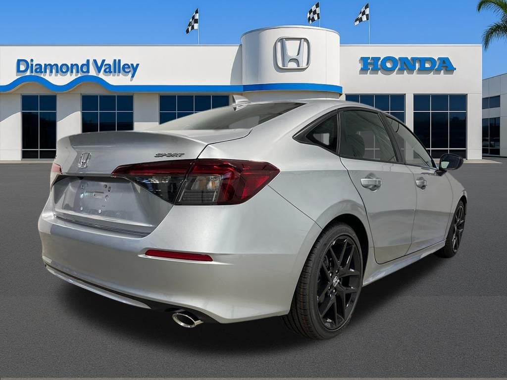 2026 Honda Civic — rear three-quarter view