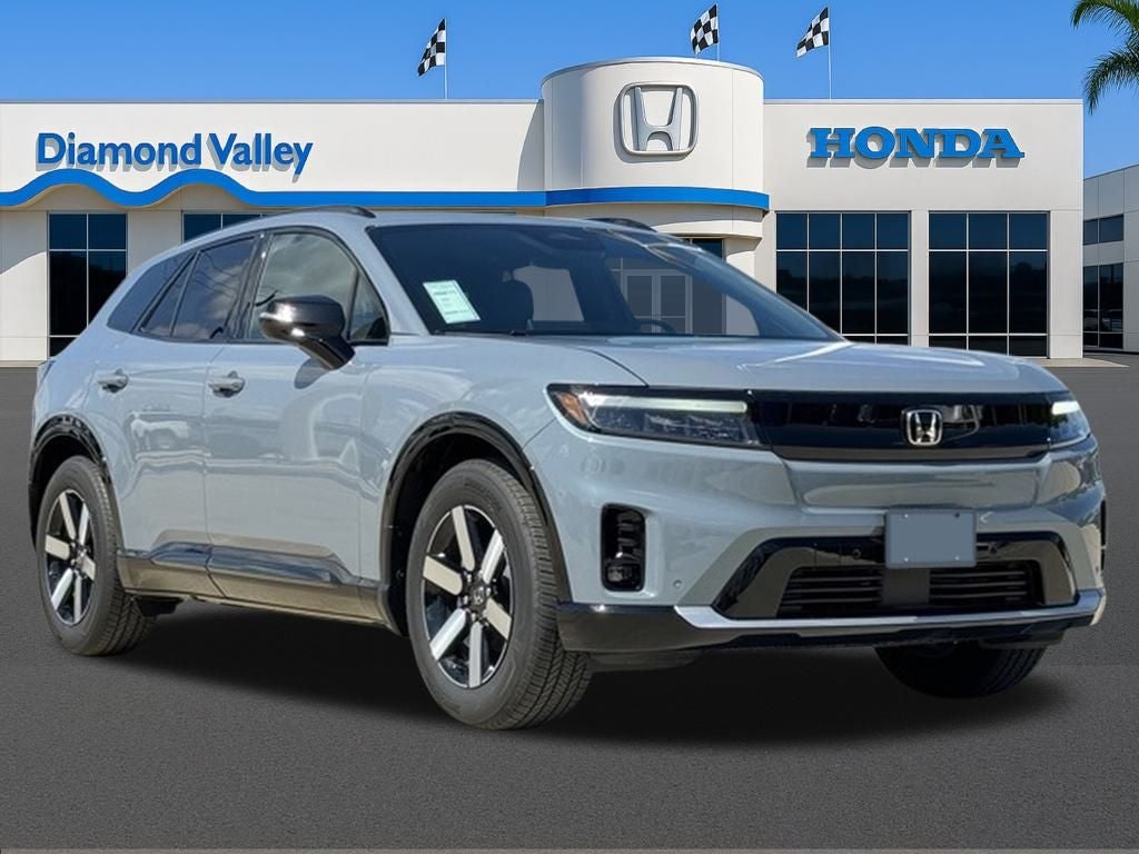 2026 Honda Prologue Touring in Sonic Gray Pearl — front three-quarter view