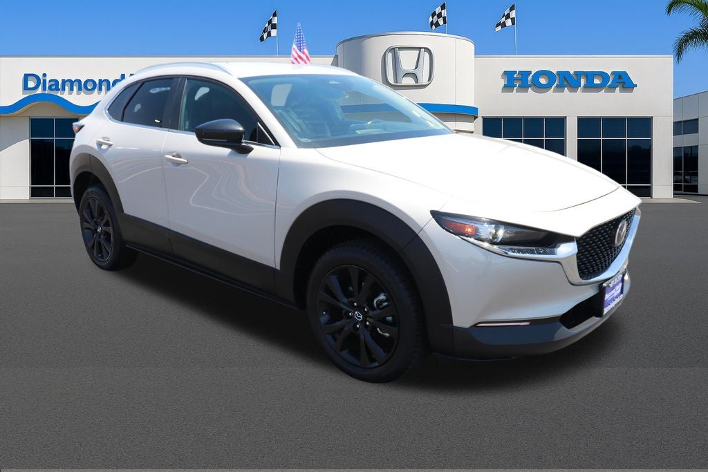 2024 Mazda Mazda CX-30 2.5 S Select Sport in Platinum Quartz Metallic — front three-quarter view