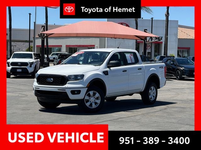 2021 Ford Ranger XL in Oxford White — front three-quarter view