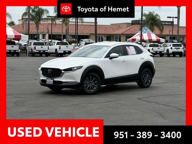 2024 Mazda Mazda CX-30 2.5 S in Snowflake White Pearl Mica — front three-quarter view