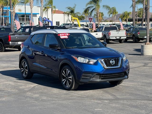 2018 Nissan Kicks — rear three-quarter view