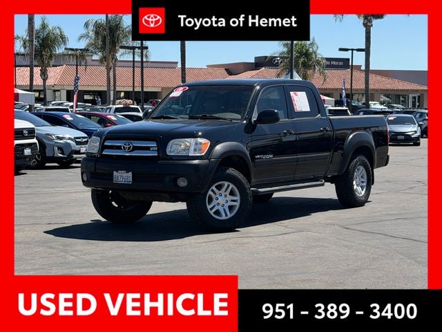 2006 Toyota TUNDRA 4X2 Limited in Black — front three-quarter view