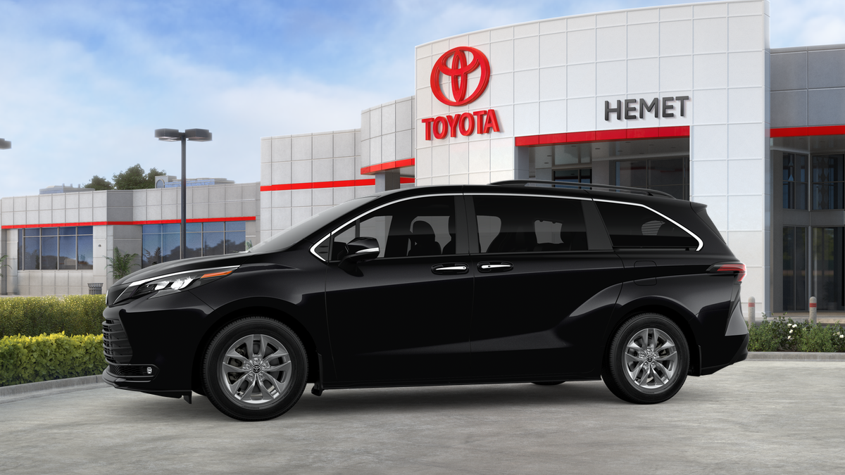 2026 Toyota Sienna — rear three-quarter view
