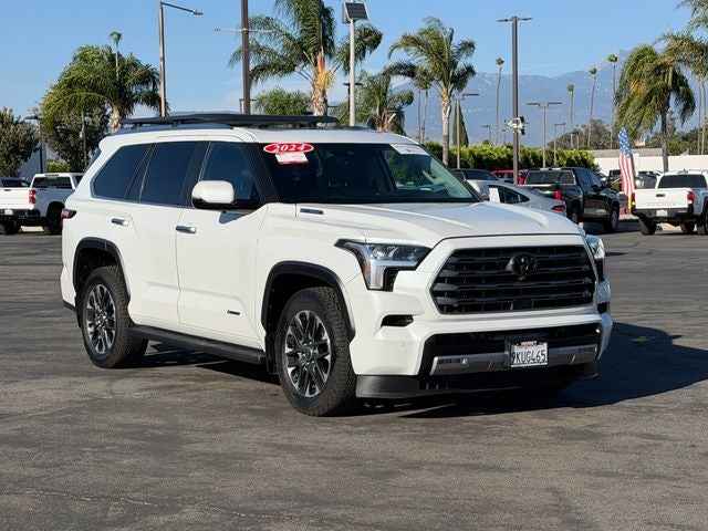 2024 Toyota Sequoia — rear three-quarter view
