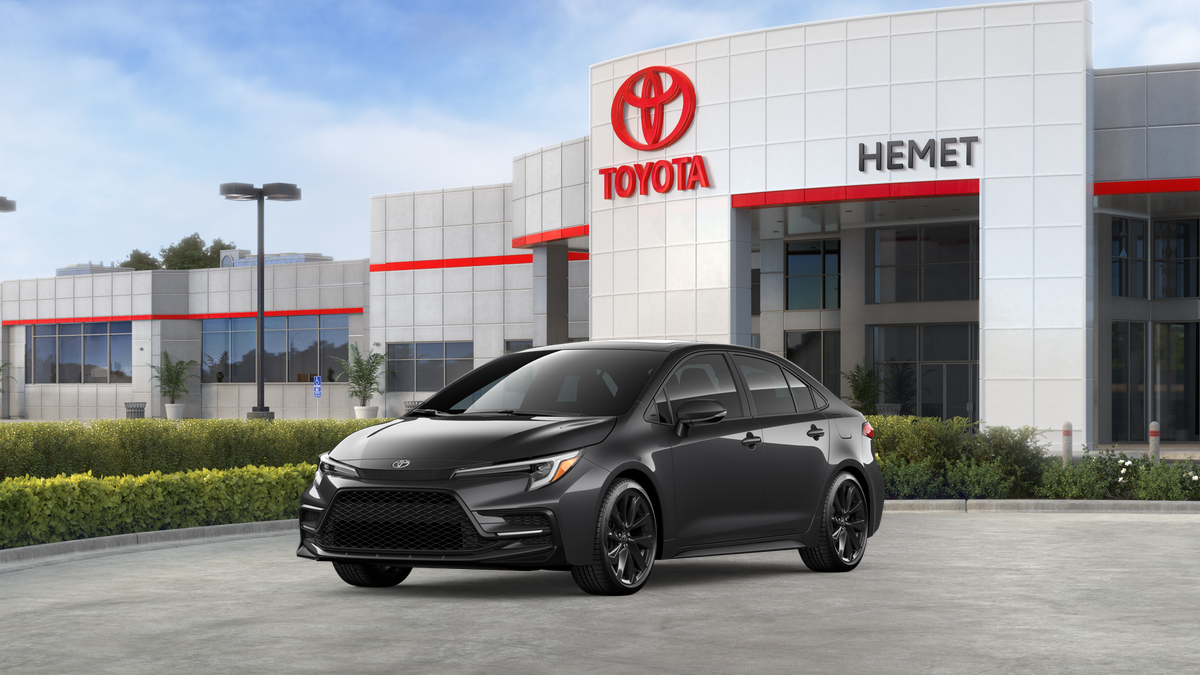 2026 Toyota Corolla SE in Underground — front three-quarter view