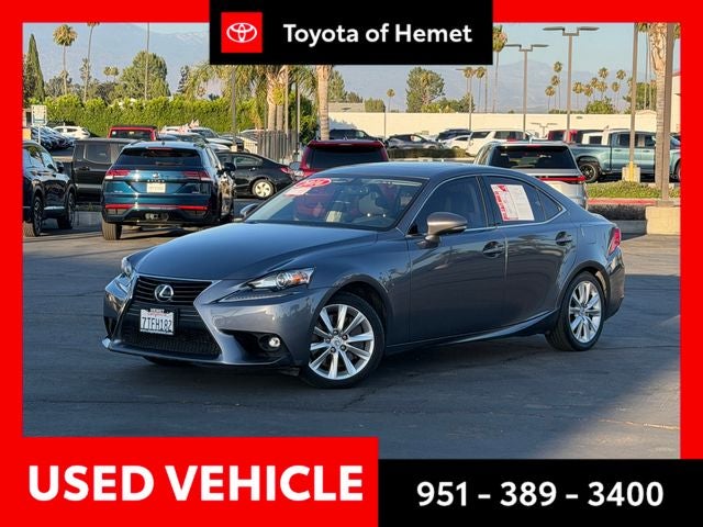 2016 Lexus IS 200t in Nebula Gray Pearl — front three-quarter view