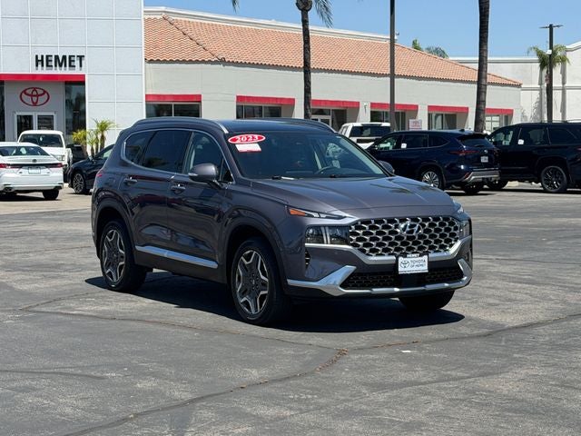 2023 Hyundai Santa Fe — rear three-quarter view
