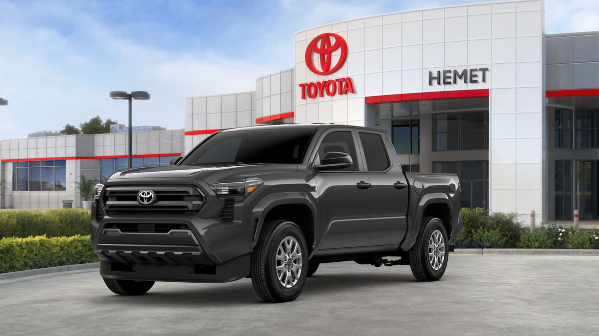 2026 Toyota Tacoma SR in Underground — front three-quarter view