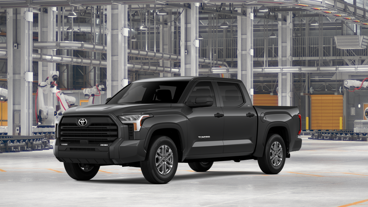 2026 Toyota Tundra SR5 in Magnetic Gray Metallic — front three-quarter view