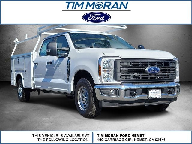 2026 Ford F-250SD XL in Oxford White — front three-quarter view