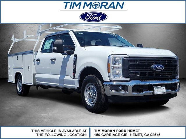 2026 Ford F-250SD XL in Oxford White — front three-quarter view
