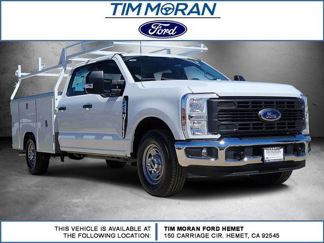 2026 Ford F-250SD XL in Oxford White — front three-quarter view