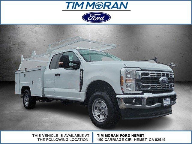 2026 Ford F-350SD XL in Oxford White — front three-quarter view