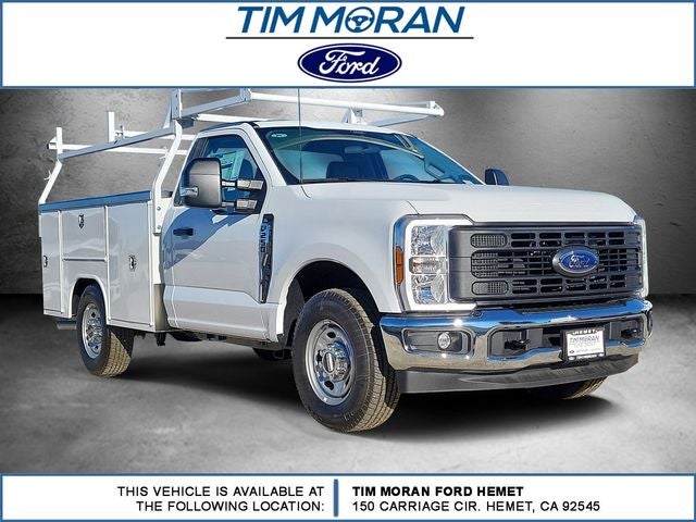 2026 Ford F-250SD XL in Oxford White — front three-quarter view