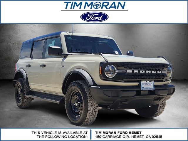 2026 Ford Bronco Big Bend in Desert Sand — front three-quarter view