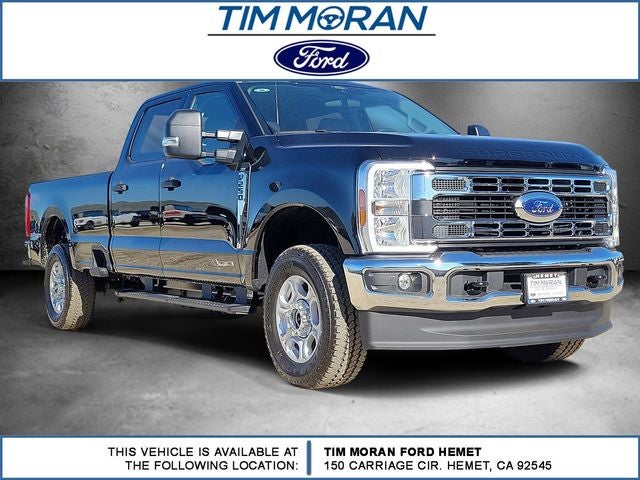 2026 Ford F-250SD XLT in Black Metallic — front three-quarter view