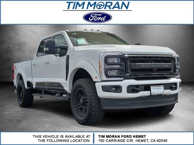 2026 Ford F-250SD Lariat ROUSH ROUSH in Oxford White — front three-quarter view