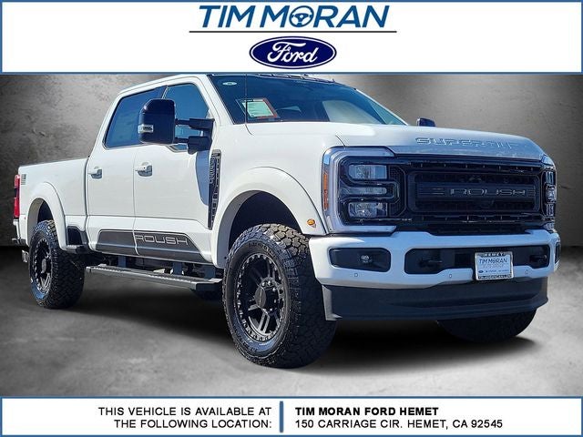 2026 Ford F-250SD Lariat ROUSH ROUSH in Oxford White — front three-quarter view