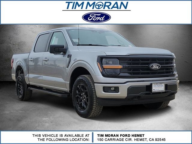 2026 Ford F-150 XLT in Silver Metallic — front three-quarter view