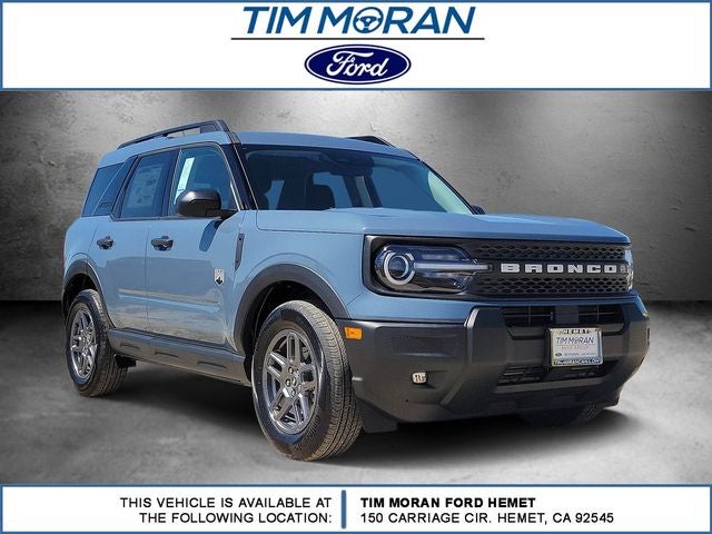 2026 Ford Bronco Sport Big Bend in Azure Gray Metallic — front three-quarter view