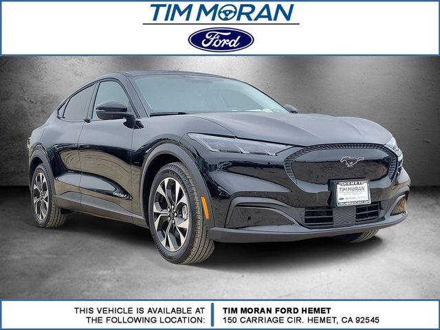2026 Ford Mustang Mach-E Select in Shadow Black — front three-quarter view