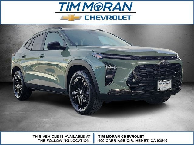 2026 Chevrolet Trax ACTIV in Cacti Green — front three-quarter view