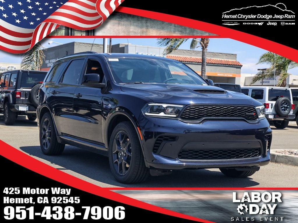 2026 Dodge Durango GT Blacktop AWD Hemi in Night Moves — front three-quarter view